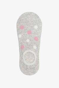 Antler Grey & Dusty Spots No Show Socks