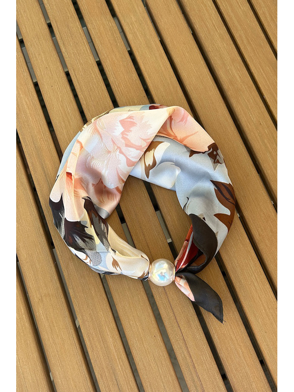 Antler Pearl Fasten Neck Tie - Jardin