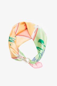 Antler Pearl Fasten Neck Tie - Sweet Pea