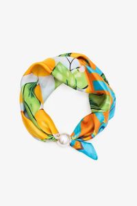Antler Pearl Fasten Neck Tie - Zest