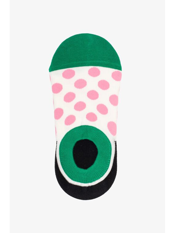 Antler Pink Spot No Show Sock