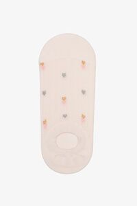 Antler Posy Rib Blush No Show Sock