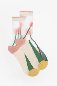 Antler Tulip Story Sheer Sock