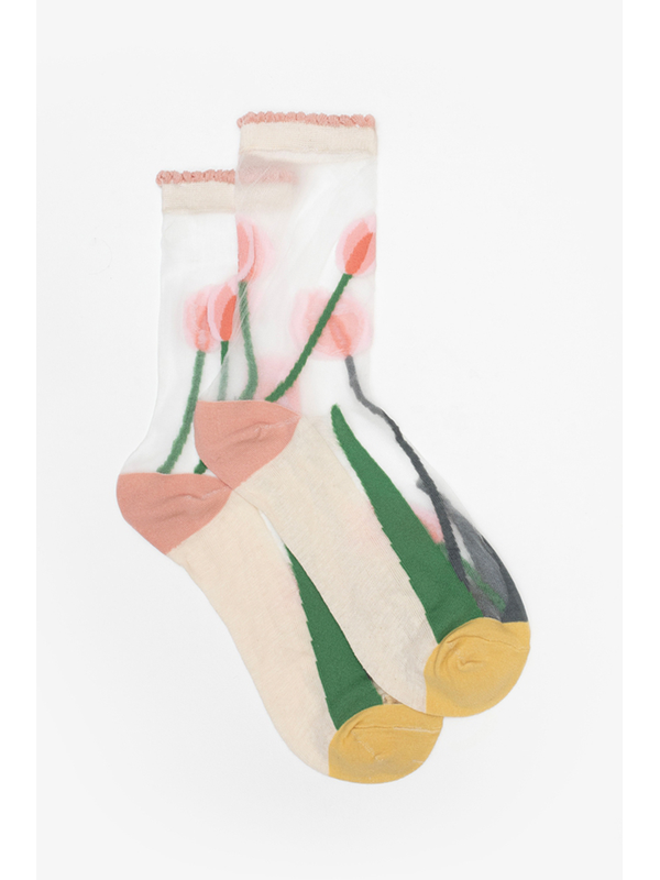 Antler Tulip Story Sheer Sock