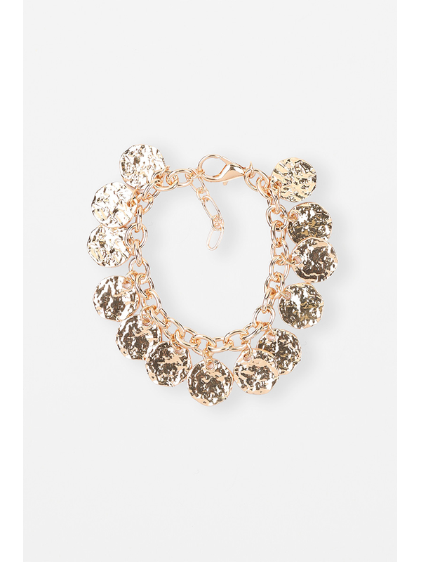 Stella + Gemma Beaten Medallions Bracelet