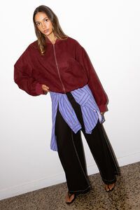 Foxwood Evie Suede Bomber 
