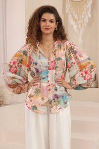 Iris Maxi Malia Sunset Top