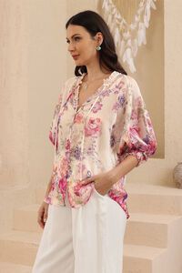 Iris Maxi Liliana Floral Top