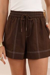 Iris Maxi Dahlia Drawstring Short