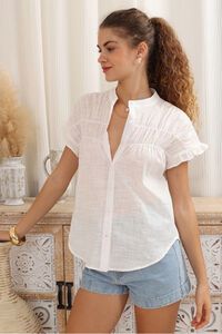 Iris Maxi Marguerite Frill Sleeve Blouse