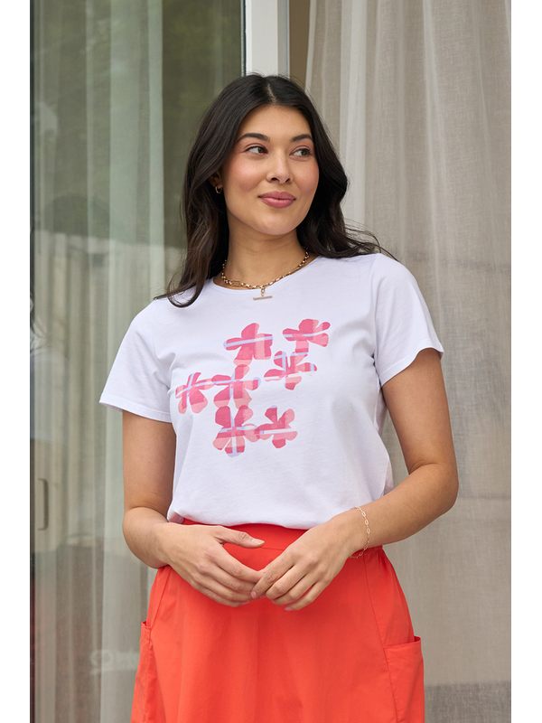 Preen Swing Fit Hibiscus Bunch Tee