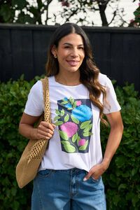 Preen Swing Fit Hydrangea Window Tee