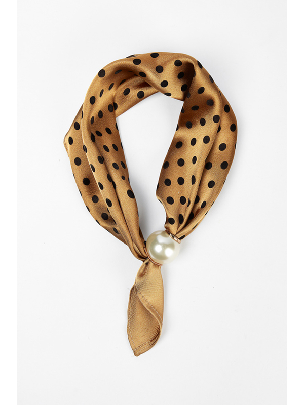 Stella + Gemma Black Dots Scarf