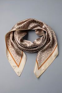 Stella + Gemma Leopard Triangle Scarf