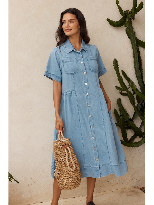 Betty Basics Willow Denim Dress