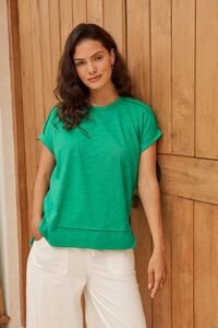 Betty Basics Shirley Green Short Sleeve Tee