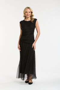 Urban Luxury Ruched Maxi Dress