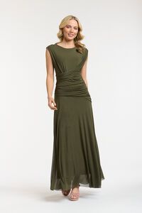 Urban Luxury Ruched Maxi Dress
