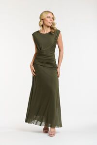 Urban Luxury Ruched Maxi Dress