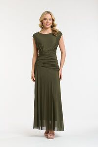 Urban Luxury Ruched Maxi Dress