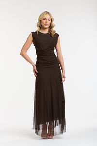 Urban Luxury Ruched Maxi Dress