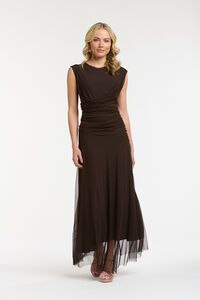 Urban Luxury Ruched Maxi Dress