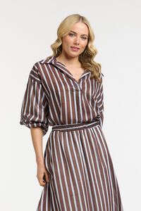 Urban Luxury Striped Puff Sleeve Shirt