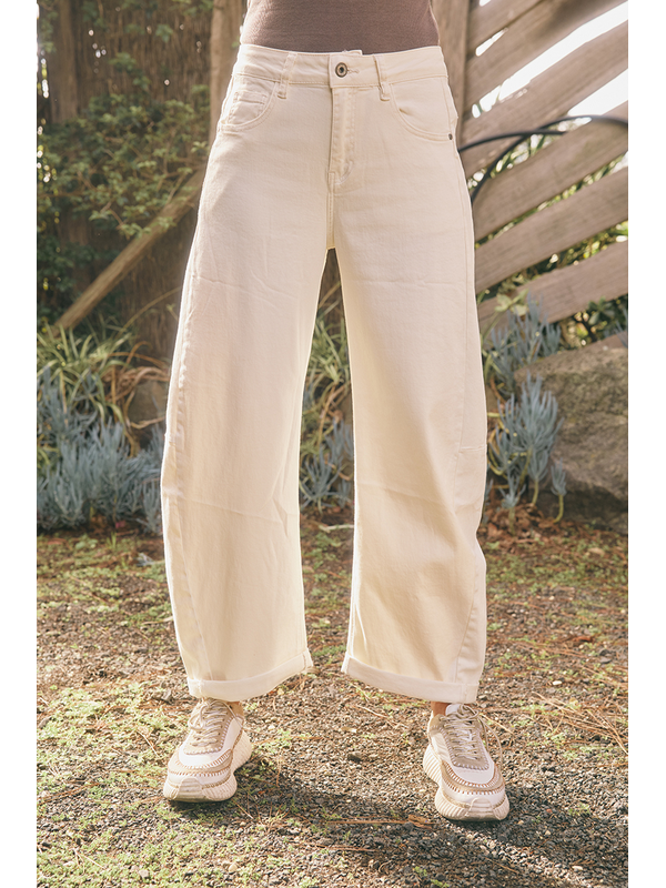 Italian Star Coloured Idaho Barrel Jean
