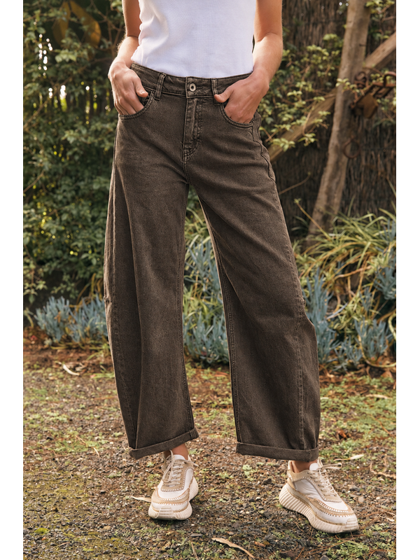 Italian Star Coloured Idaho Barrel Jean