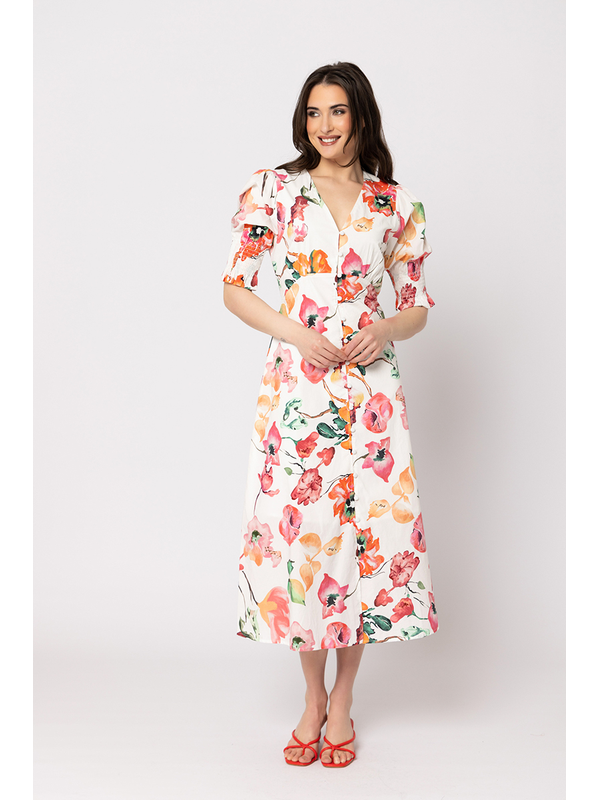 Leila + Luca Apricot Bloom Accomplished Dress