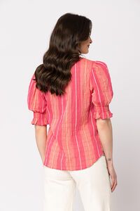 Seeking Lola Peachy Pink Butterfly Top