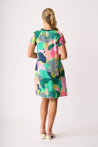 Foil A Line Dress