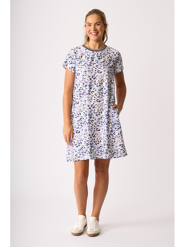 Foil A Line Dress