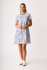 Foil A Line Dress