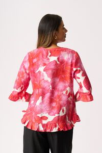 Foil Scoop Hem Top