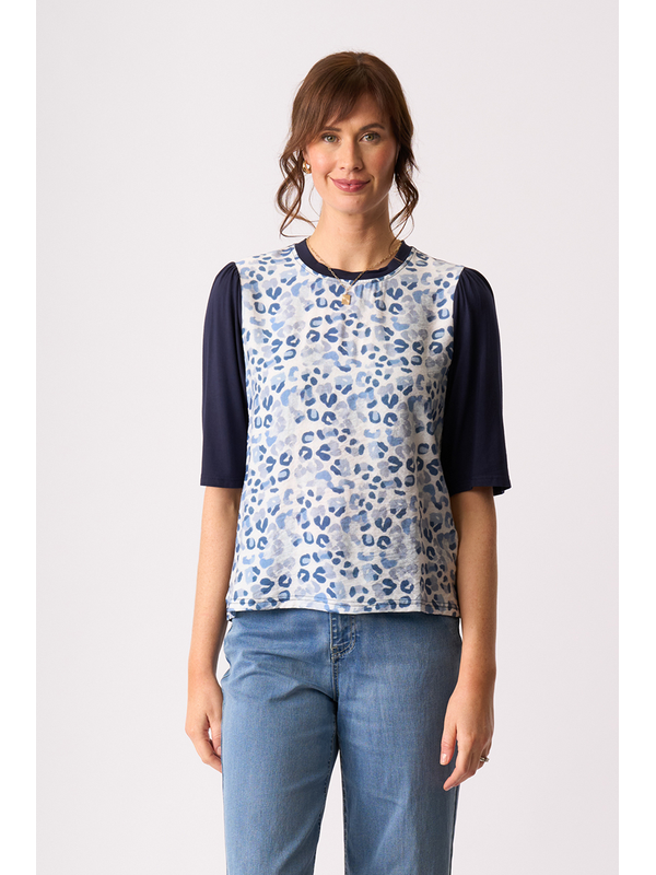 Memo Combo Elbow Sleeve Top