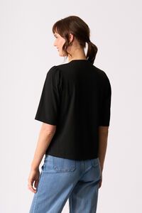 Memo Combo Elbow Sleeve Top