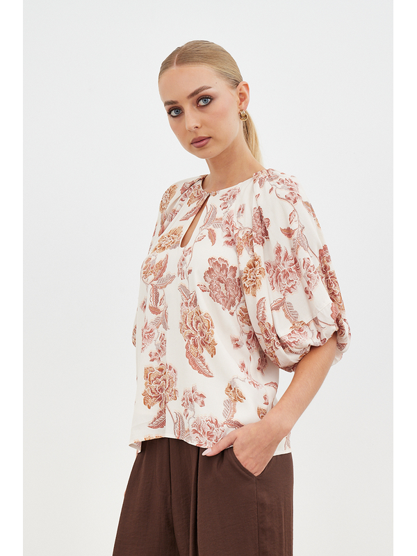 Karma Aurora Puff Sleeve Top