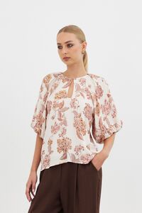 Karma Aurora Puff Sleeve Top