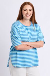 Elm Lauren SS Stripe Tee