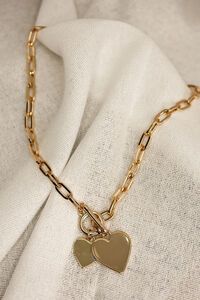 She Jewellery Linked Hearts Necklace