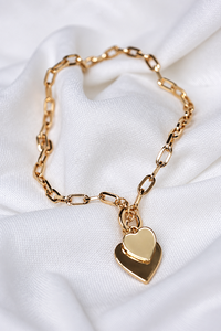 She Jewellery Linked Hearts Necklace