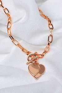 She Jewellery Linked Hearts Necklace