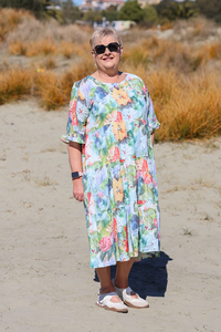 Glam Floral Morgan Dress