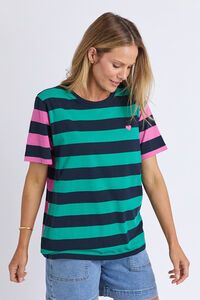 Elm Eden Stripe SS Tee