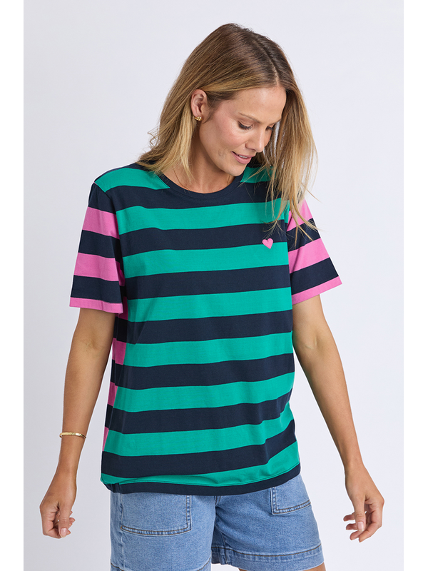 Elm Eden Stripe SS Tee