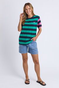 Elm Eden Stripe SS Tee