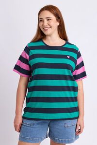 Elm Eden Stripe SS Tee