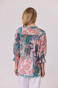 Classified Aurora Peasant Top