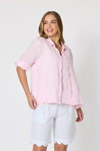 Gordon Smith Milly Ruffle Hem Shirt